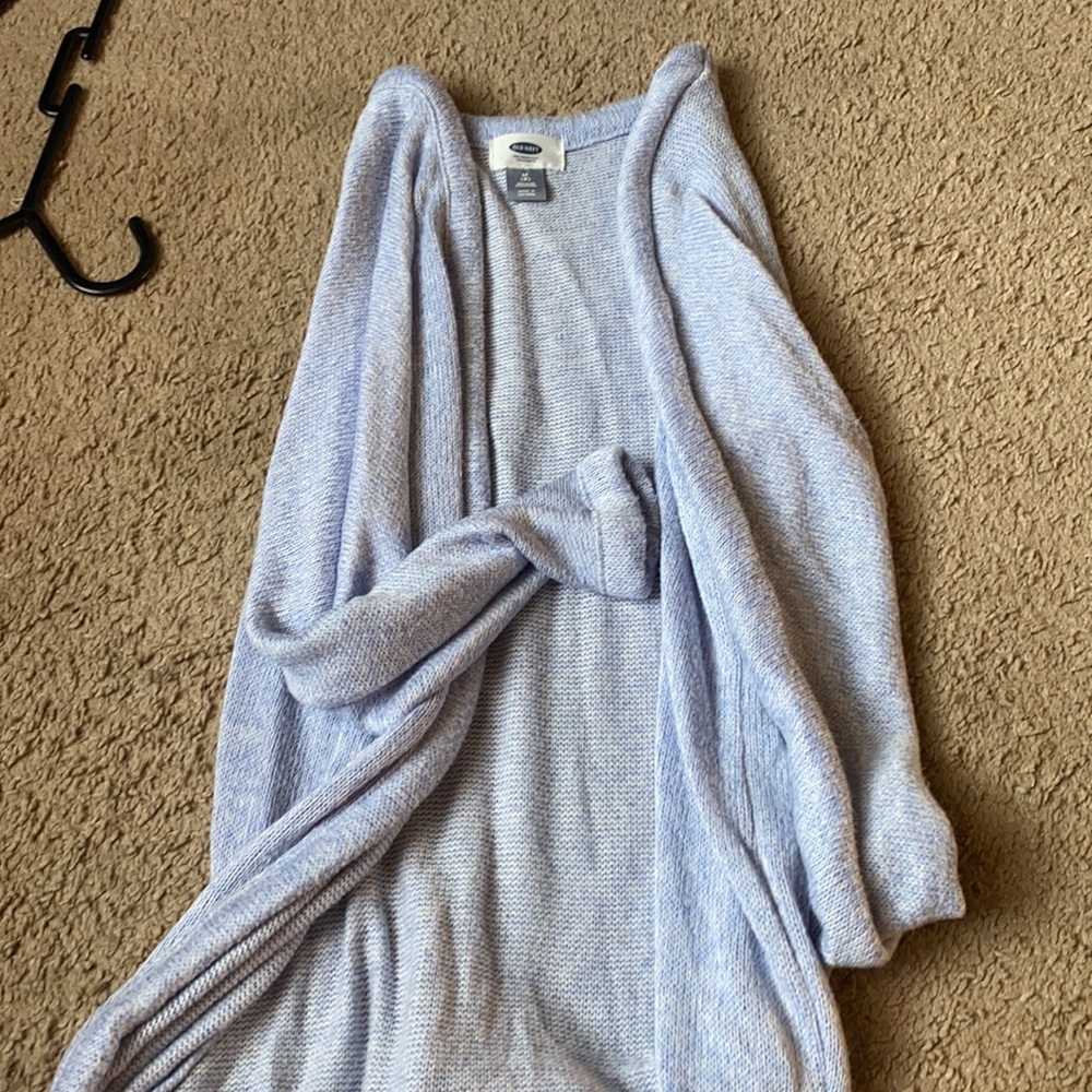 super cute light blue cardigan